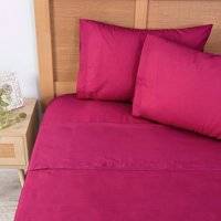 Mashini - Sábana 144 H Colores Lisos S.King Fucsia
