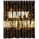 thumbnail image 1 of Cortina de ducha con diseño especial de Feliz Año Nuevo, juego de cortinas de baño con ganchos, tamaño 60 x 72 pulgadas, 1 of 3