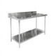 thumbnail image 3 of MESÓN CON RESPALDO ACERO INOx 120x70x85, 3 of 3