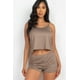 thumbnail image 1 of Conjunto de Top y Shorts de Tirantes Color Topo L, 1 of 5