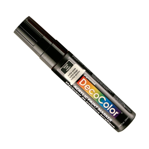 Marcador acrílico Uchida of America Decocolor 415-C-1 de 15 mm, negro