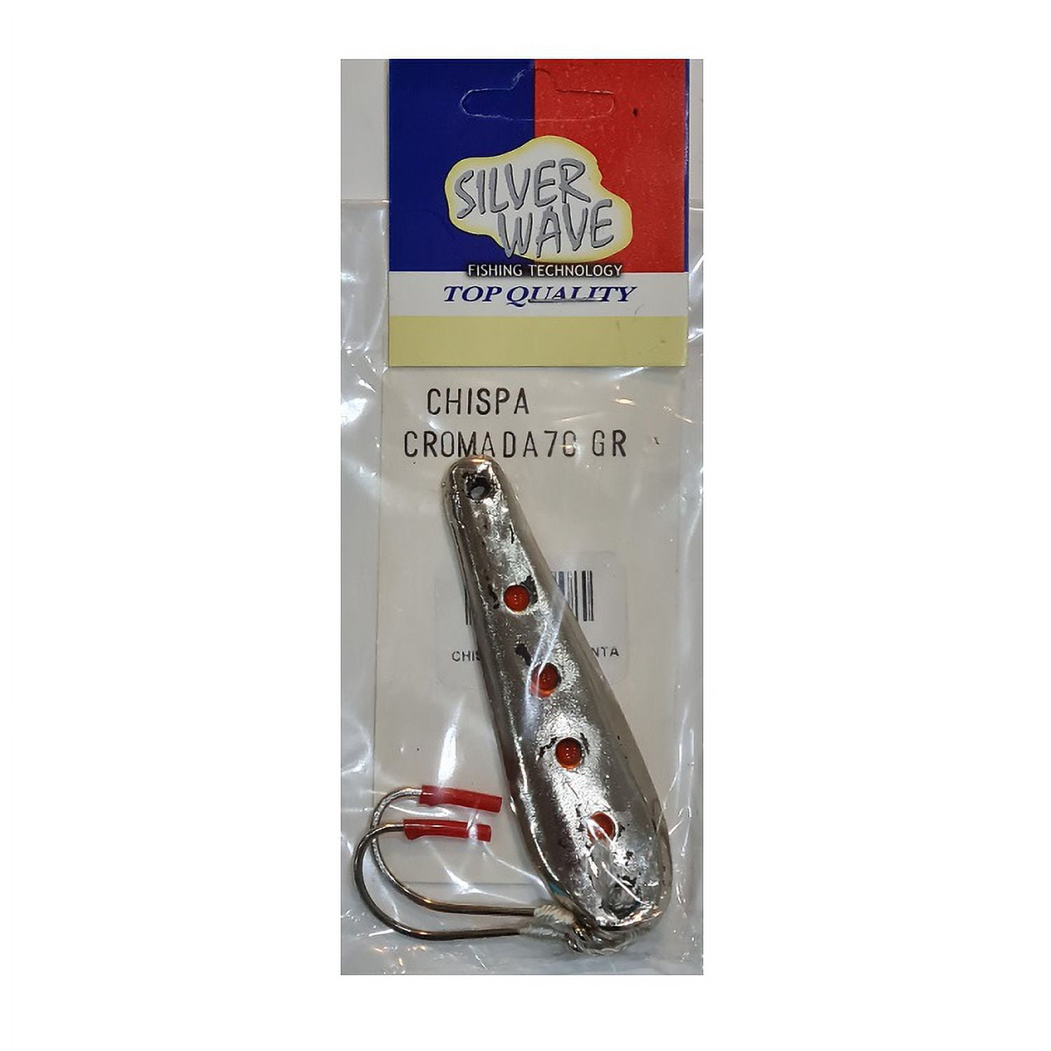 Silver Wave - Chispa Metal Con Pinta 70 Grs Dos Anzuelos 4/0 -