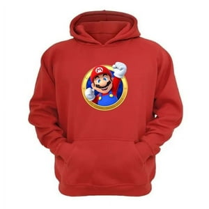 Genérico - Polerón Canguro Niño Plomero Rojo Rojo Talla 10 Unisex