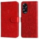 thumbnail image 1 of Funda tipo cartera FOXDOCK para OPPO A98 , diseño girasol en relieve, cuero PU, cierre magnético, soporte y tarjetero, 1 of 5