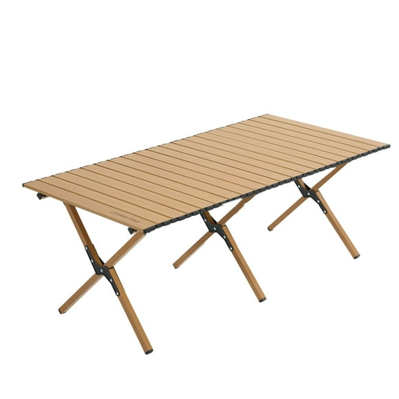 Mesa Plegable Camping Licanray Café Claro