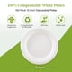 thumbnail image 2 of Platos de papel desechables EcoliPak, 10 pulgadas, 150 unidades, color blanco, 2 of 7
