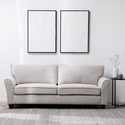 Daniels - Sofá 3 Cuerpos Moderno Elegante New Charlotte Km2500S