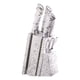 thumbnail image 3 of Set Cuchillos De Cocina 8 Piezas Marmoleado Blanco, 3 of 8