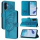thumbnail image 4 of Funda Cartera Mariposa Para Samsung Galaxy A36 5g Con Soporte Y Ranuras Para Tarjetas Azul, 4 of 5