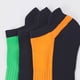 thumbnail image 3 of Calcetines Tripack Mix Verde/Negro/Naranjo Corona, 3 of 4