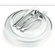 thumbnail image 1 of Platos Desechables Elegantes Fiesta  Plateados 10 Personas 50 Pcs, 1 of 4