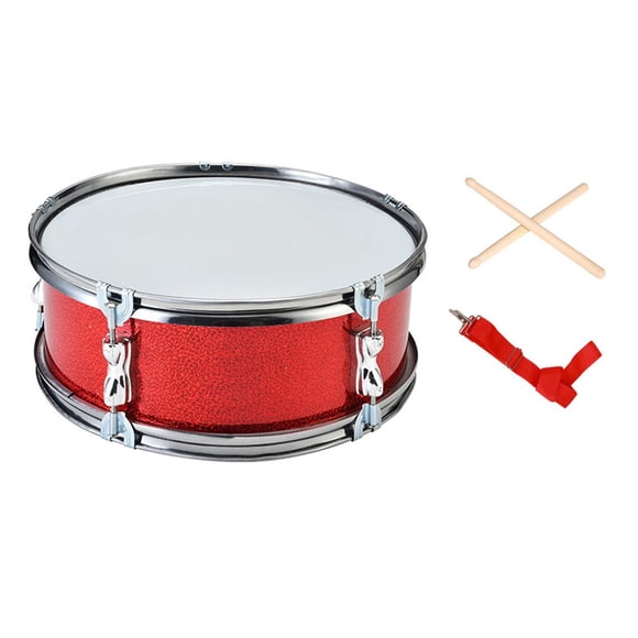 Tambor De Trampa De 11 Pulgadas Con Guantes, Instrumento De Percusión Para Niños, Niñas, Principiantes, Rojo