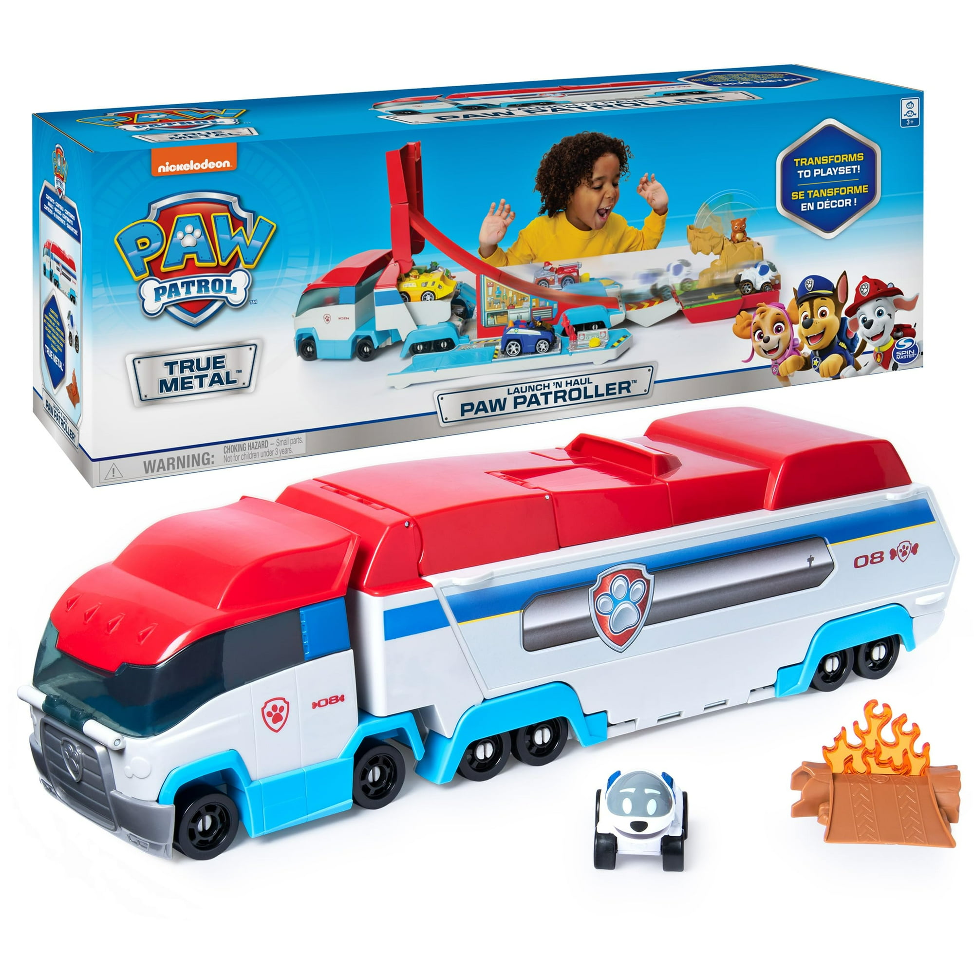 Paw Patrol Launch'n Haul Paw Patroller Set De Orugas 2 En 1