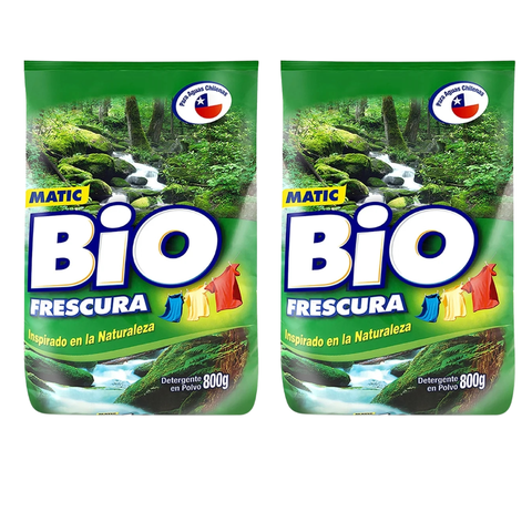 Vista Capital - Detergente En Polvo Bio 800 Gr Pack 2