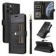 thumbnail image 1 of FOXDOCK Funda tipo Cartera para iPhone 16 Pro – Cubierta de Cuero PU con Múltiples Ranuras, Bolsillo para Efectivo y Correa de Muñeca, 1 of 6