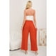 thumbnail image 3 of Pantalon Palazzo Algodon Mujer Tipo Lino Bota Ancha 3002, 3 of 3