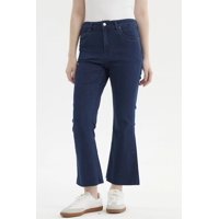 Fashionspark - Jeans Mujer Flare Azul Oscuro - Ll
