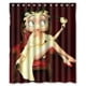 thumbnail image 1 of Cortina de ducha de Betty Boop con ganchos, tamaño 60 x 72 pulgadas, 1 of 3