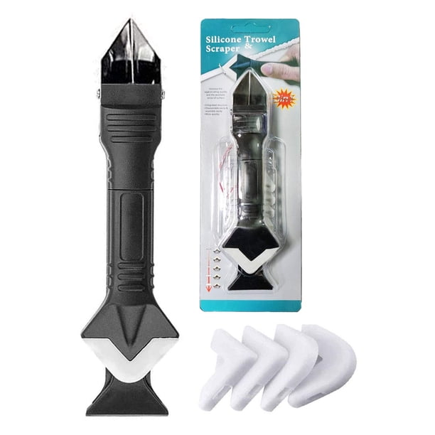 Kit de herramientas para calafatear Jidomifurnis 3 en 1 con 5 almohadillas de silicona