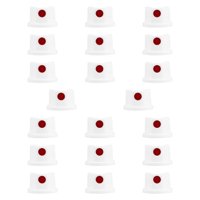Magideal - 20 Piezas De Boquillas Para Tapas De Pulverización De Pintura En , Para Boquillas De Pulverización De Pintura Para Reparación De Automóviles. Blanco