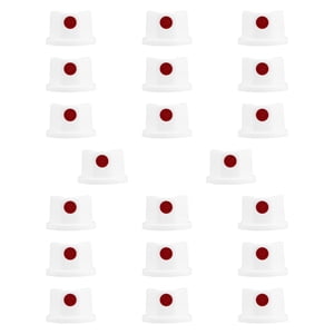 Magideal - 20 Piezas De Boquillas Para Tapas De Pulverización De Pintura En , Para Boquillas De Pulverización De Pintura Para Reparación De Automóviles. Blanco