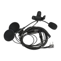 Magideal - Auriculares Con Tapa Para Motocicleta Con Pttmic Ciclismo Al Aire Libre Manos Libres Radio De Dos Vías Auricular Auricular Para Motocicl