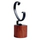 thumbnail image 1 of Soporte De Reloj Para Tiendas, Soporte De Brazalete Con Base De Madera Para Escaparate De Tocador De Ventas Al Por Menor, 1 of 3