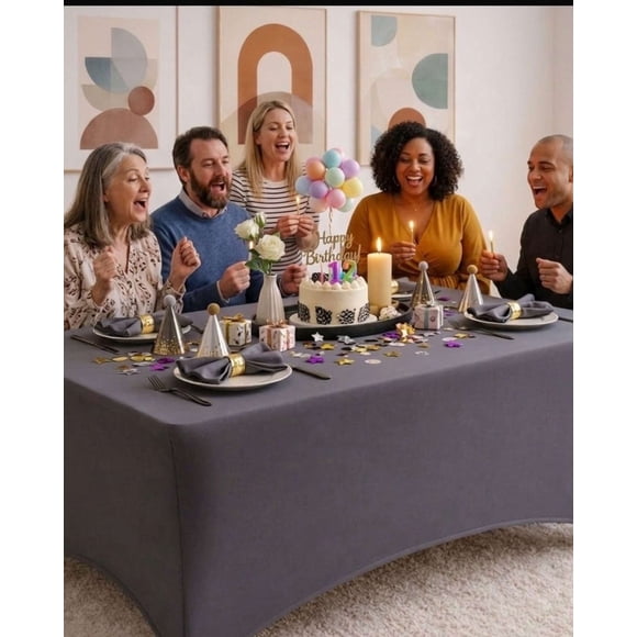 Funda de Mesa Elástica Premium de fiestas02