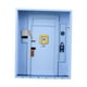 thumbnail image 5 of Llavero Montado En La Pared Con Puerta De Almacenamiento, Estante De Pared De Madera Con Ganchos, 20,3x5x25,5cm, Azul, 5 of 5
