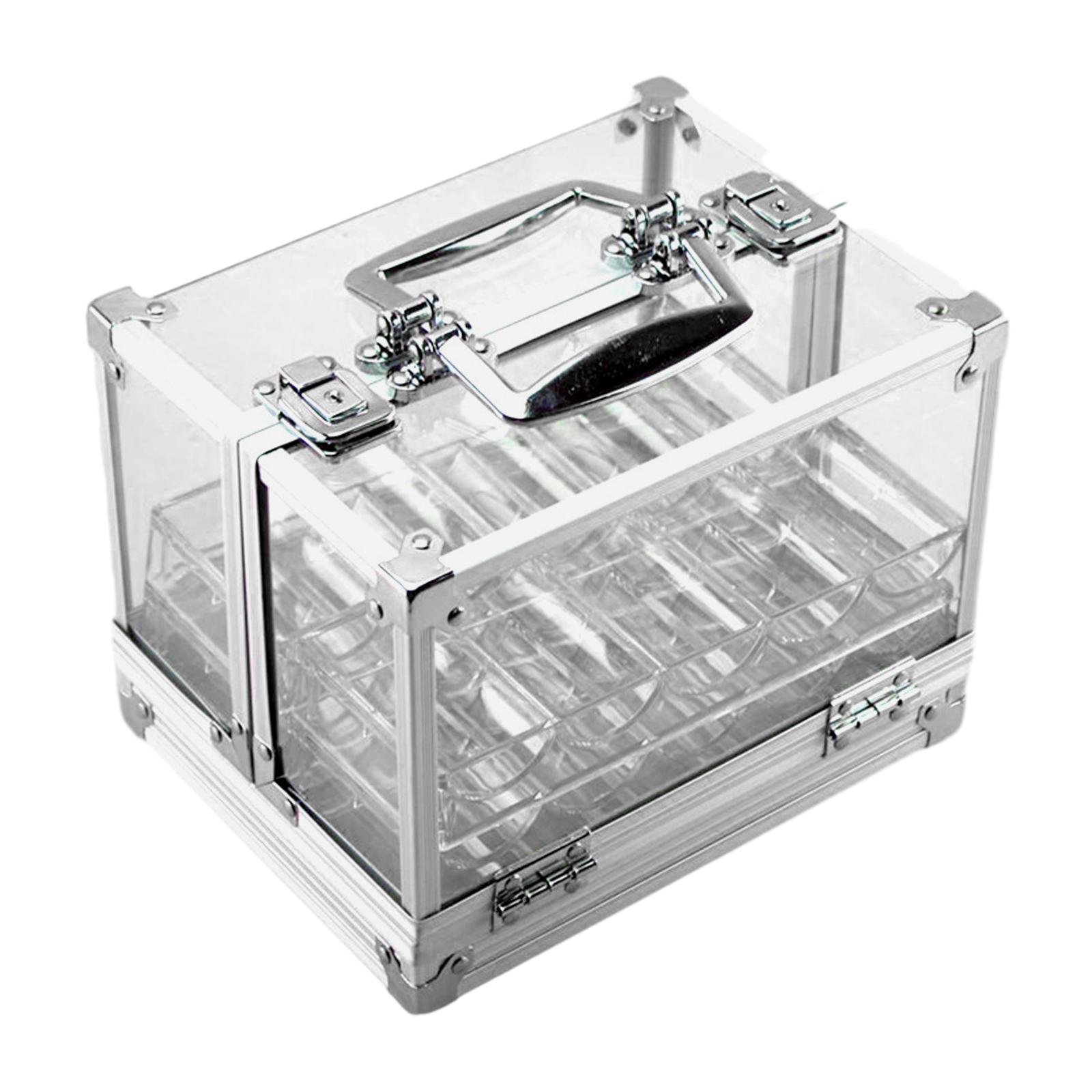 Magideal - Caja De Patatas Fritas Transparente Con Capacidad Para 600 Patatas Fritas, Portátil Con 6 Estantes Para Patatas Fritas, Soporte Para Beber, Accesorios