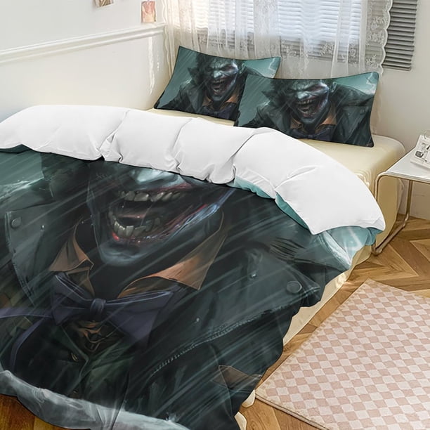 The Dark KnightCartoon Collection 3-Piece Comforter Set, Personalized Bedding Decor for Kids And Teens Bed Sheets