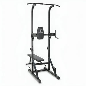 Ultimate Fitness - Máquina Estación Dominadas Paralelas Multifunción Pro Con Banca