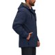 thumbnail image 4 of INSPIRE CHIC Chaqueta de Invierno para Hombre con Capucha y Forro Polar Acolchado con Cremallera Completa S Azul Marino, 4 of 5
