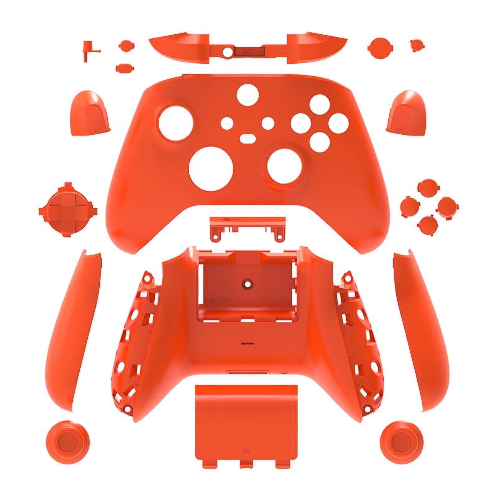 Kit De Reemplazo De Carcasa Electrochapada Aaronmei Para Control Xbox Series X/s Naranja