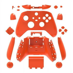 Kit De Reemplazo De Carcasa Electrochapada Aaronmei Para Control Xbox Series X/S Naranja