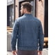 thumbnail image 3 of INSPIRE CHIC Chaqueta de Mezclilla para Hombre Vintage con Botones Abajo Abrigo de Jean de Camionero de Primavera S Azul, 3 of 6