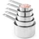 thumbnail image 5 of Juego de 10 tazas y cucharas medidoras de acero inoxidable (5 tazas y 5 cucharas), 5 of 7