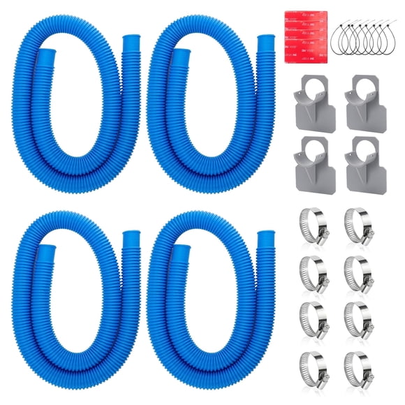 Juego de mangueras para alberca Nefemo de 1.25 x 104.14 cm para albercas elevadas