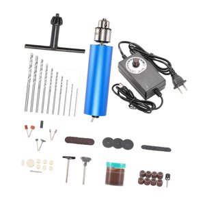 Ioensy - Taladro Eléctrico Portátil Para Proyectos De Bricolaje, Taladro De Mano Para Afilar Piedra, Metal, Tipo C