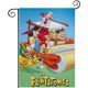 thumbnail image 1 of Los Picapiedra-bandera de jardín temática. Regalo perfecto para fans, amigos y familiares, ideal para actividades al aire libre y decoración de fiestas.28CM*45CM, 1 of 5