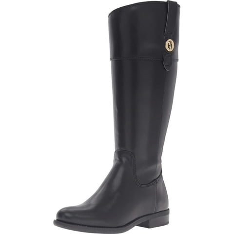 Bota De Montar Tommy Hilfiger Shano-Wc Para Mujer, Color Negro, Talla 7