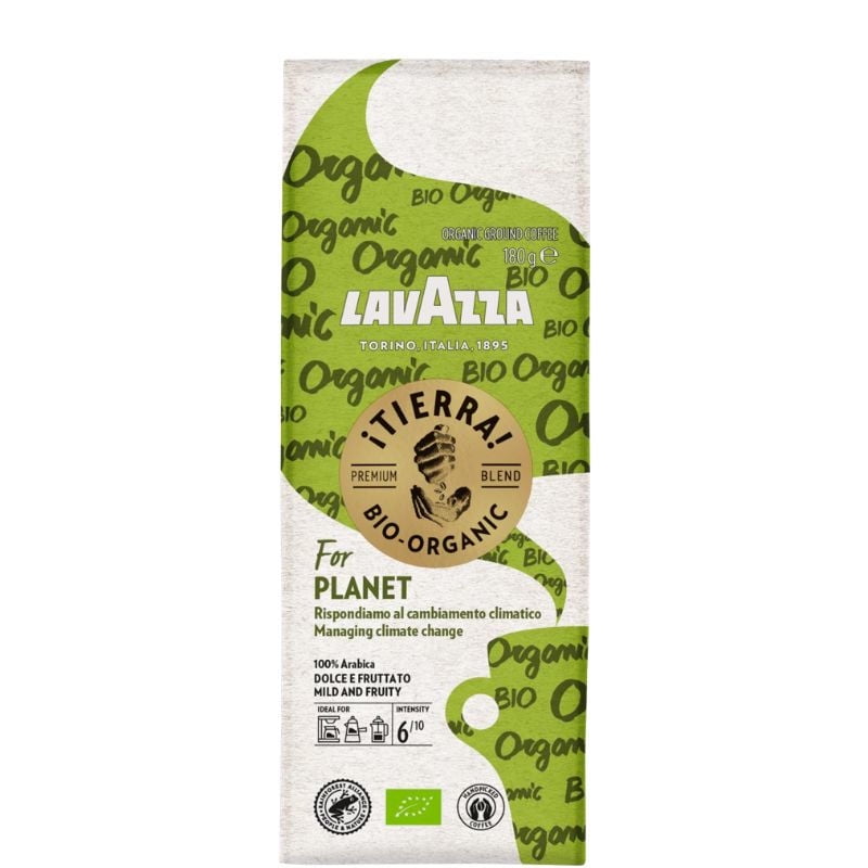 Café Molido Tierra Bio 180 g Lavazza