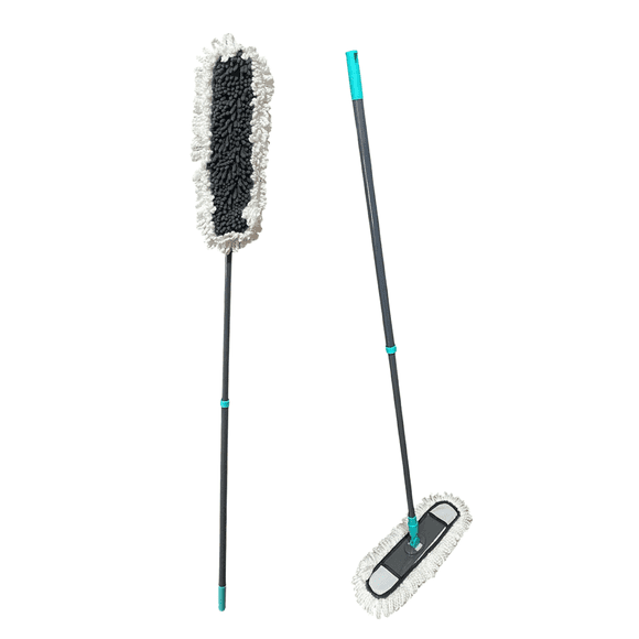 Trapero D Microfibra Con Mango Extencible Y Cabezal Flexible