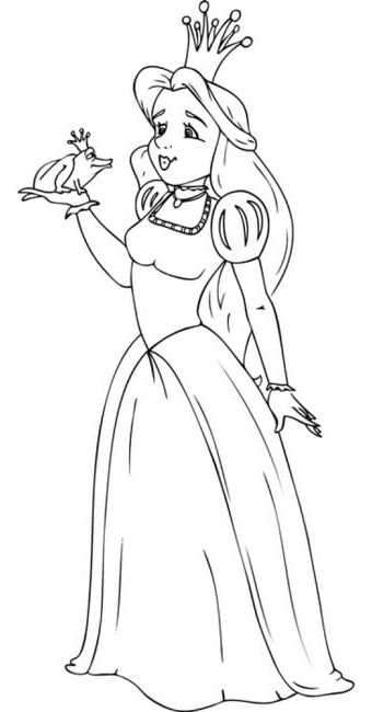 Rienda Libre Graphics - Decomural Fairytale Princess And The Frog Ws-17513