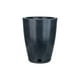 thumbnail image 2 of Macetero Negro Marmol Amsterdam 44cm Alto Con Plato, 2 of 2