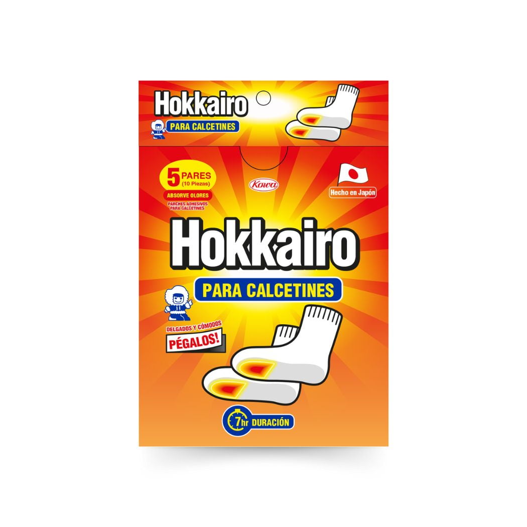 Hokkairo Parches Para Calcetines (5 Pares)
