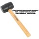 thumbnail image 4 of Martillo de goma Great Neck de 227 g con mango de madera, 4 of 8