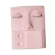 thumbnail image 3 of Lash Maniquí Head Maniquí Portátil Para Lash Practicing Pink, 3 of 5