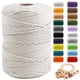 thumbnail image 1 of Cuerda de macramé ZUEXT 5 mm 300 m Beige blanco, 1 of 9