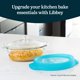 thumbnail image 2 of Cazuelas Libbey Set de 3 Piezas de Fuente de Vidrio Apilable, 2 of 7